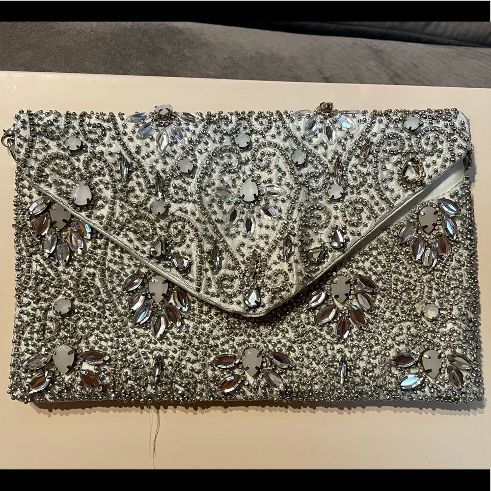 crystal bridal/ special occasion clutch/ crossbody
